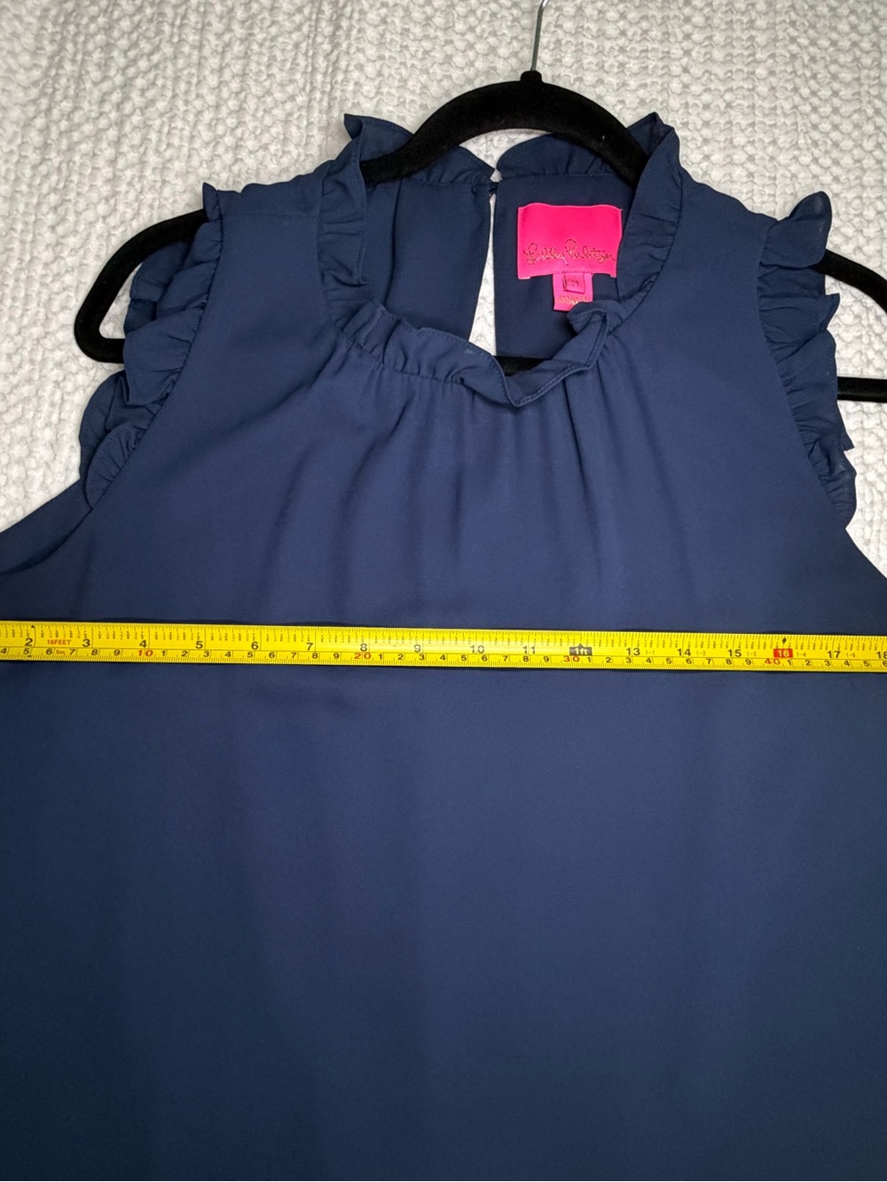 Lilly Pulitzer sleeveless ruffle dress size M - Picture 4 of 7
